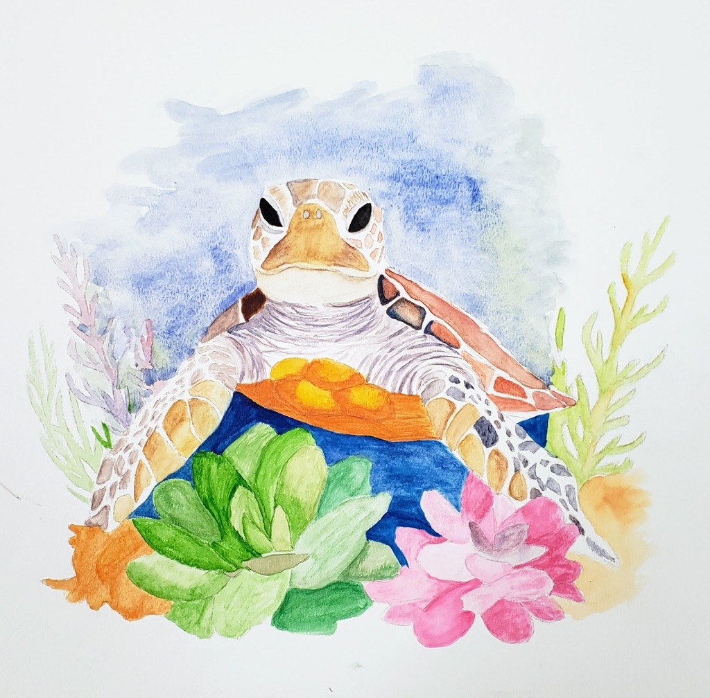 Sea Turtle watercolor