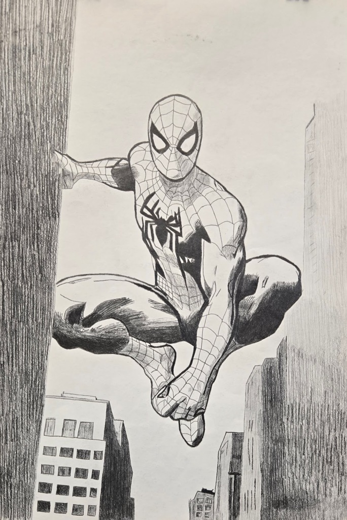 Spiderman pencil