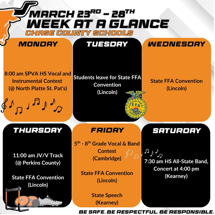 week at a glance