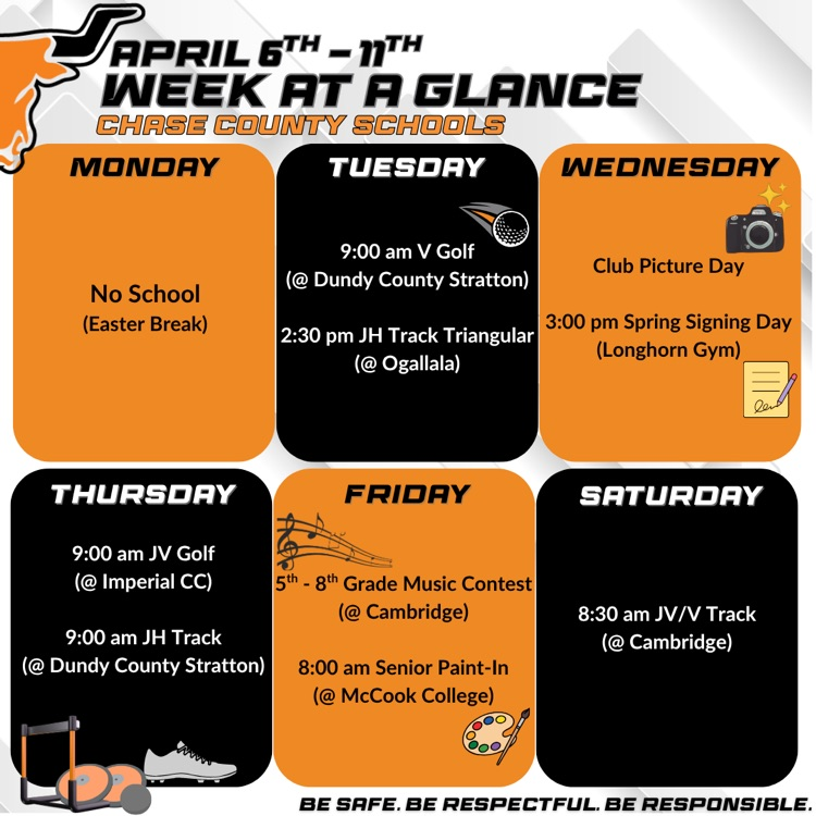 week at a glance