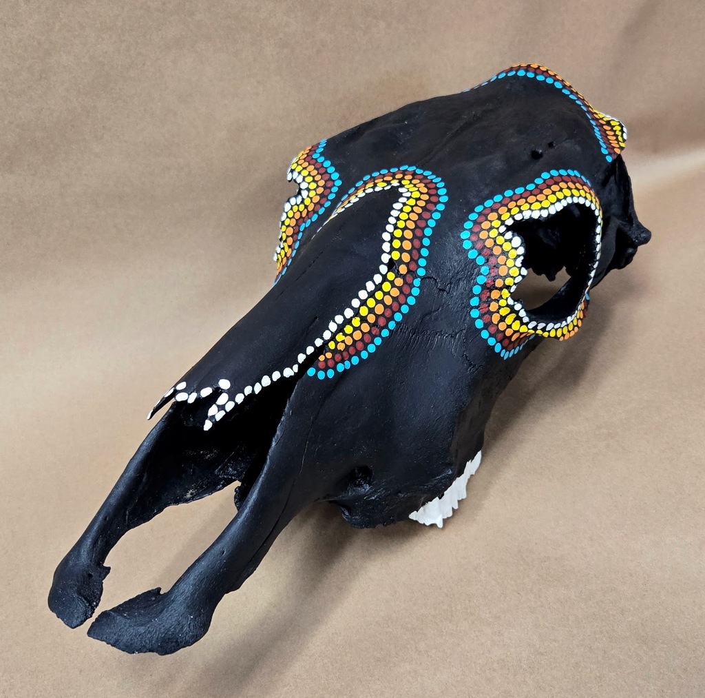 painted skull