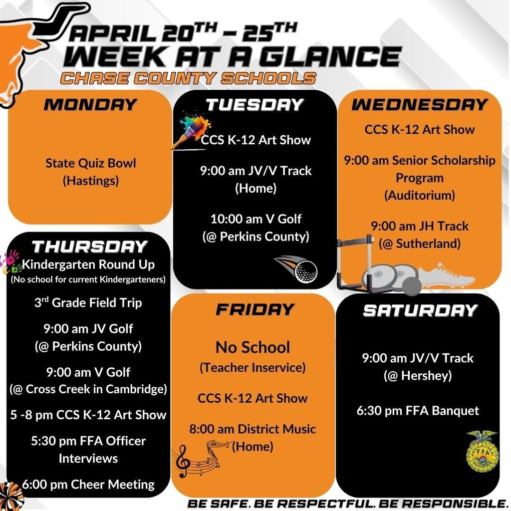 week at a glance
