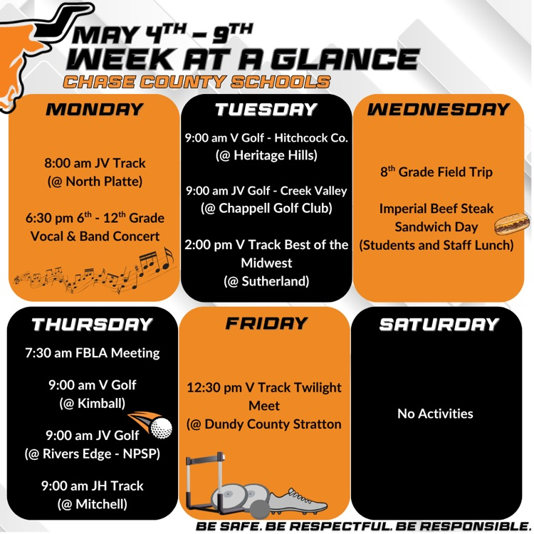 week at a glance