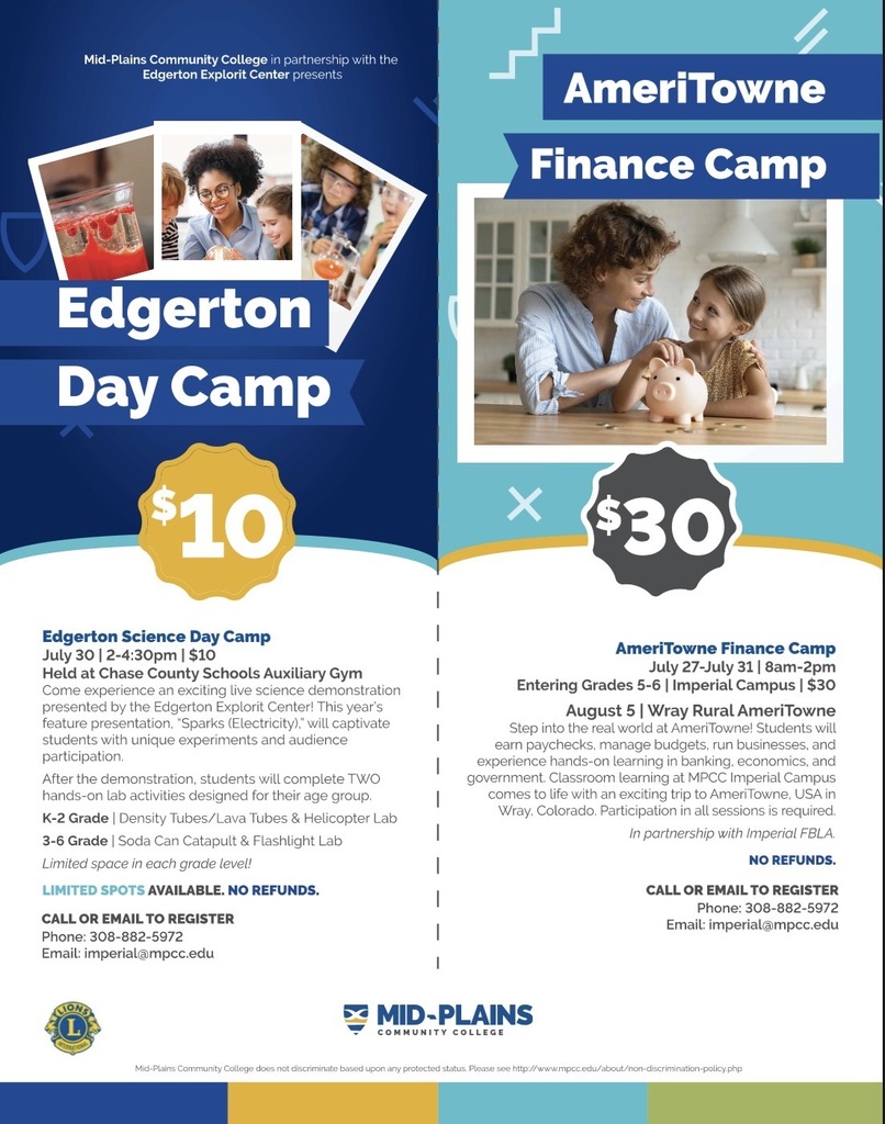 AmeriTowne Finance Camp Flyer