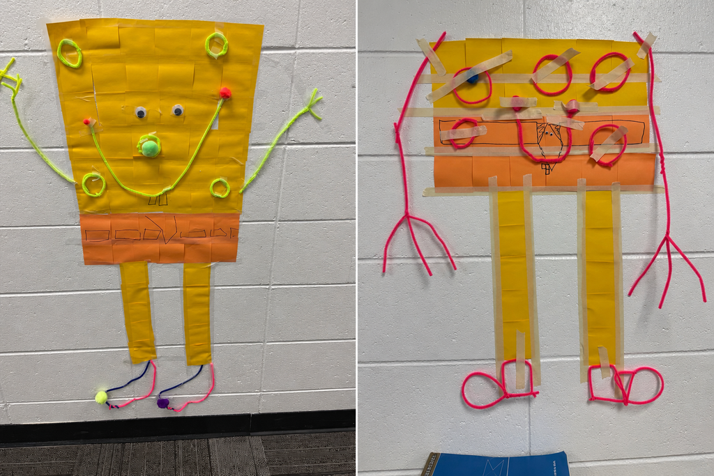 Student projects side-by-side