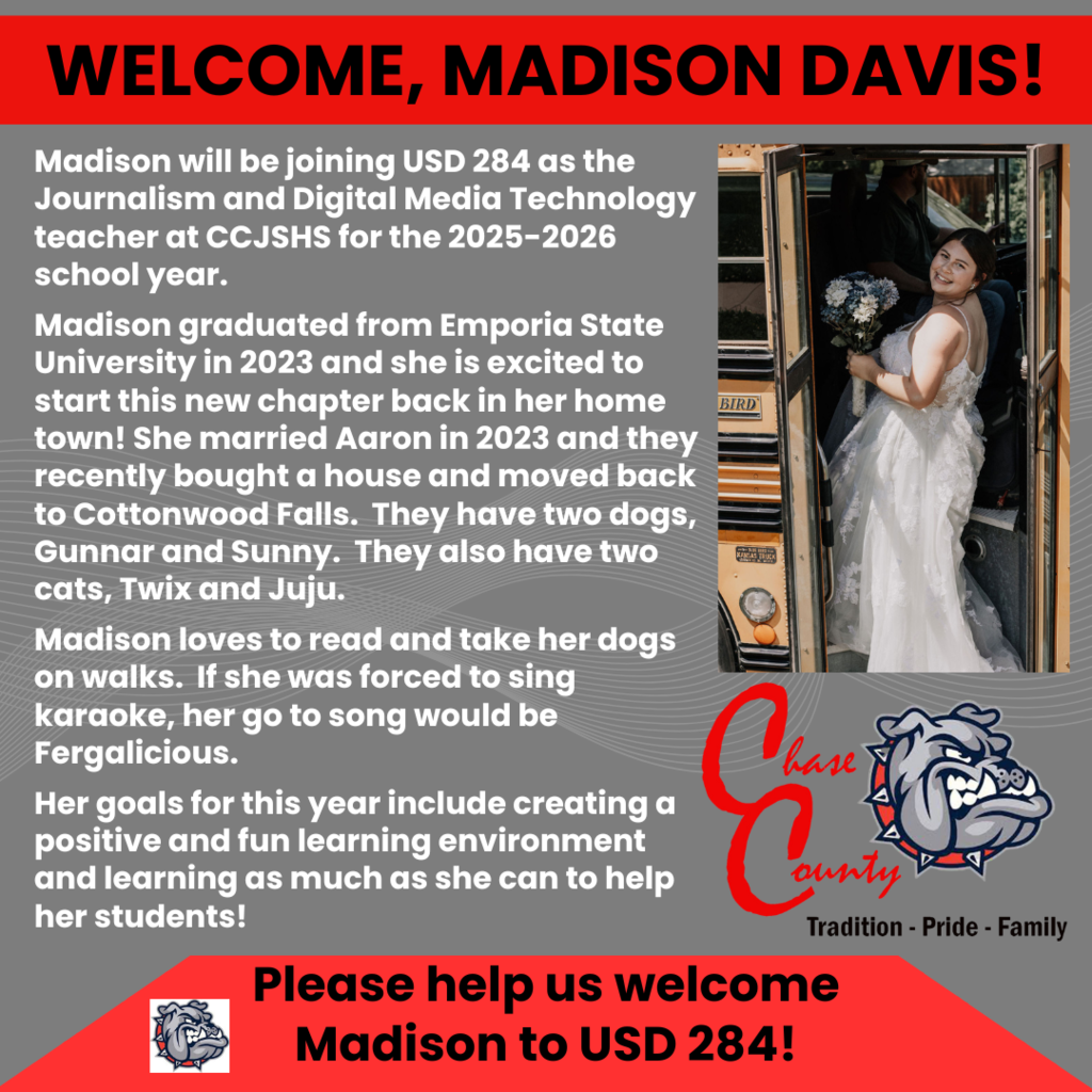 New Staff Member Slide - Madison Davis
