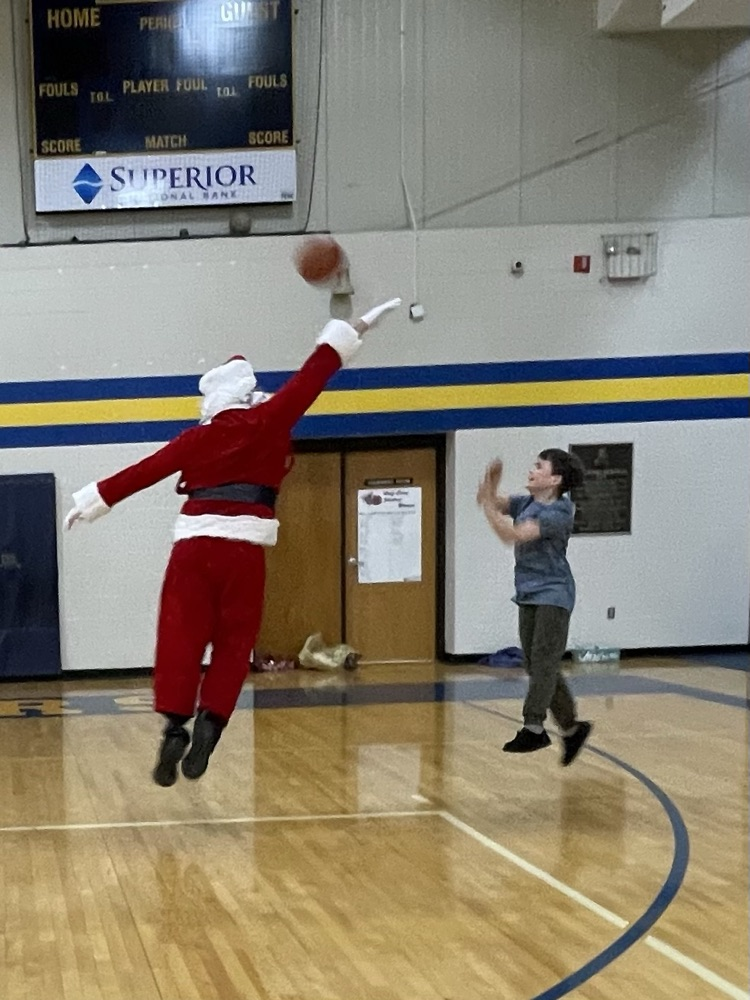 Santa basketball