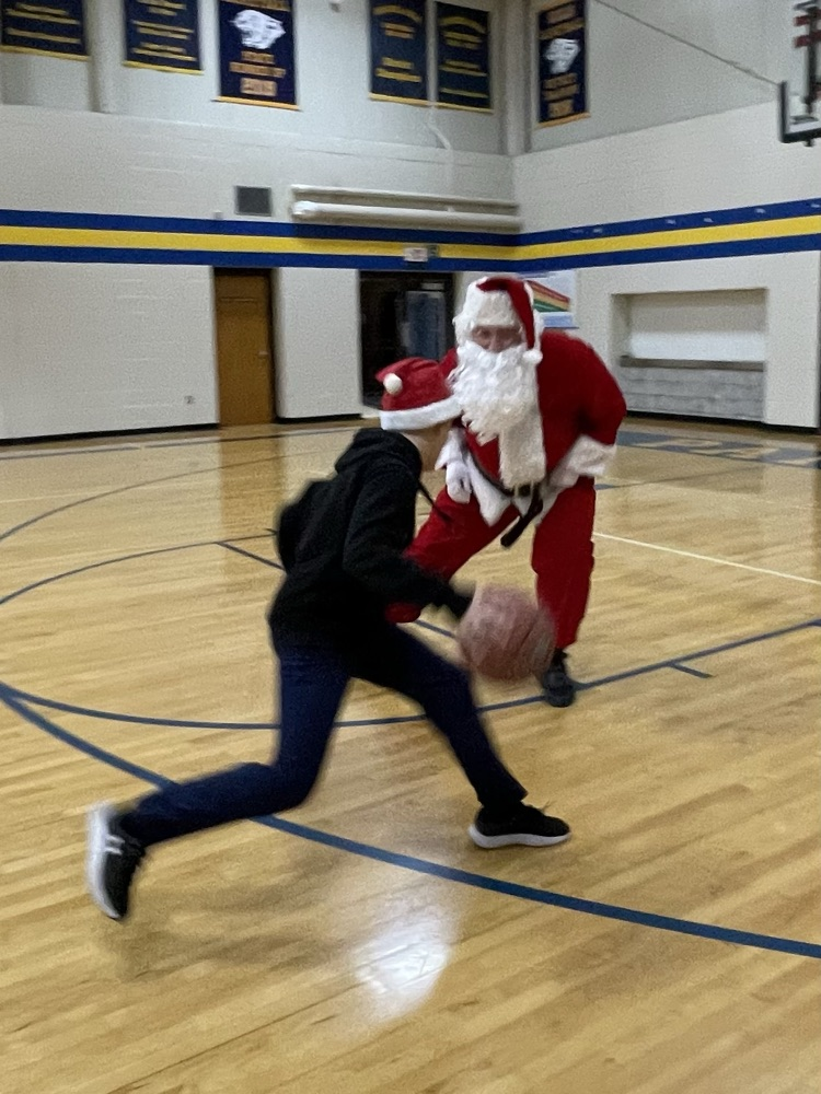 Santa basketball
