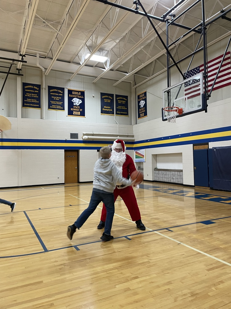 Santa basketball