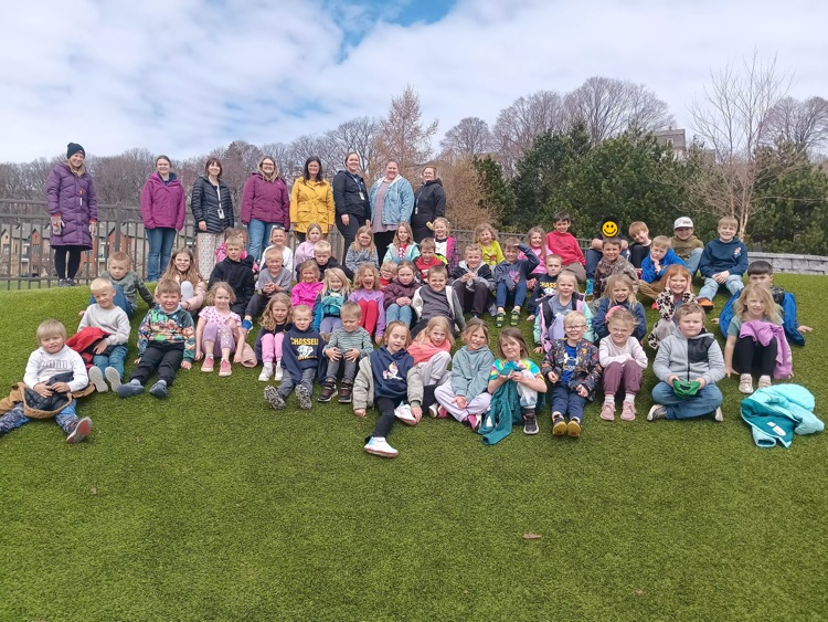 students at park 
