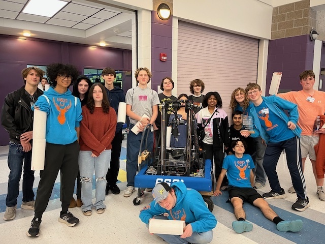 artemis team photo with robot
