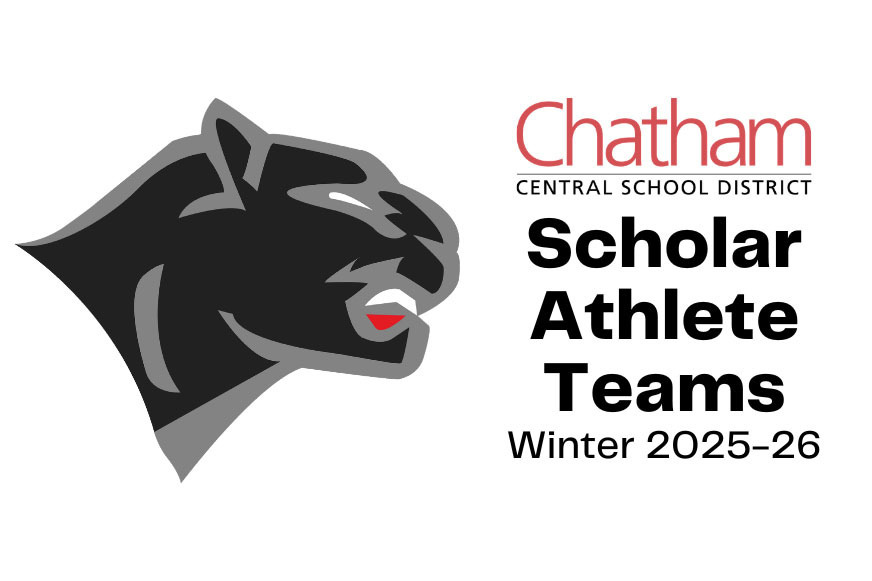 Chatham CSD Panther Logo Scholar Athlete Teams Winter 2025-26