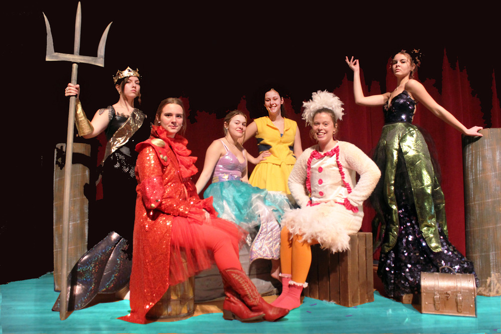 cast of Chatham High School's Disney's The Little Mermaid