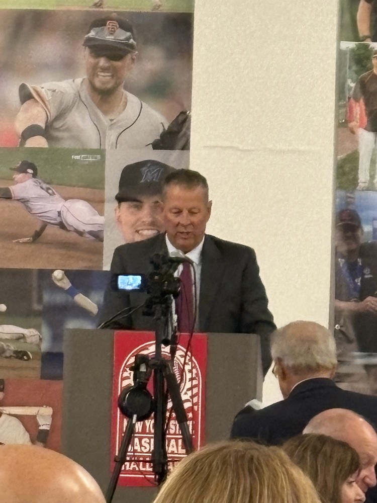 Coach Steltz Acceptance Speech at NYS Baseball Hall of Fame