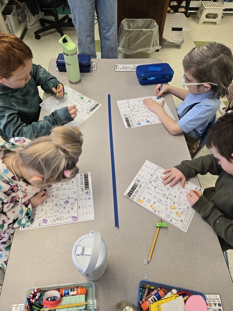 students solving mystery using worksheets