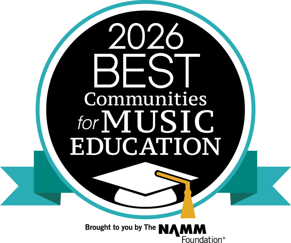 2026 Best Communities for Music Education Award logo