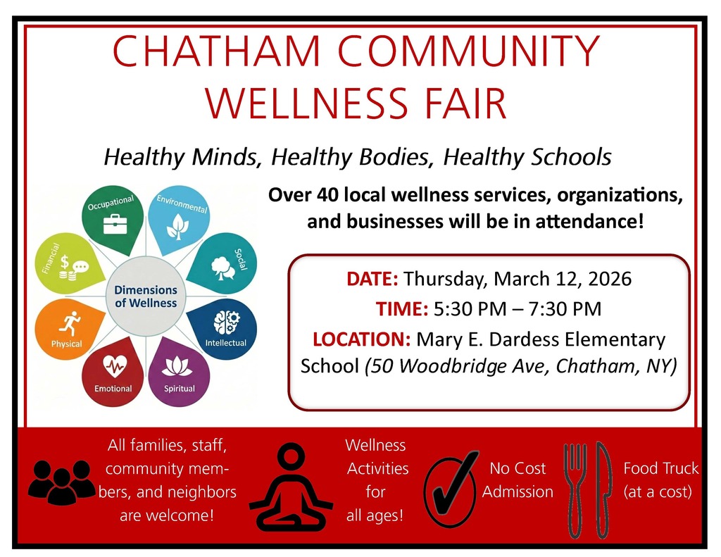 Chatham Community Wellness Fair flyer