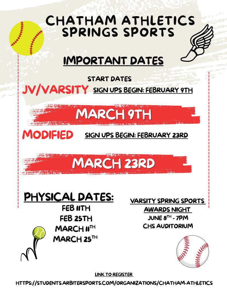 Sports sign ups flyer