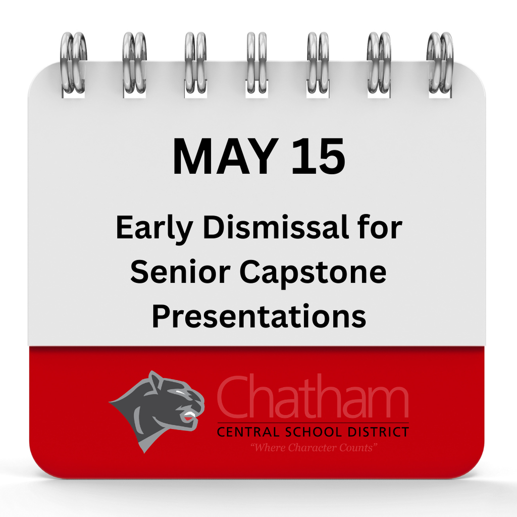 May 15 Calendar Page with Chatham logo