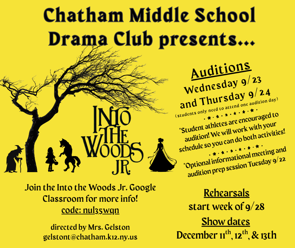 Into the Woods Junior Flyer