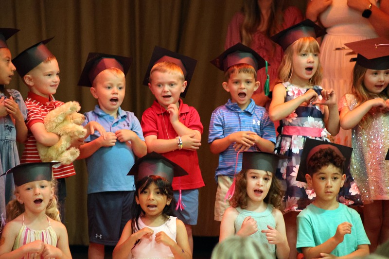 students singing