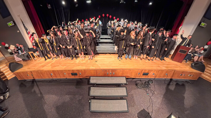 Class of 2026 turns their tassels on stage