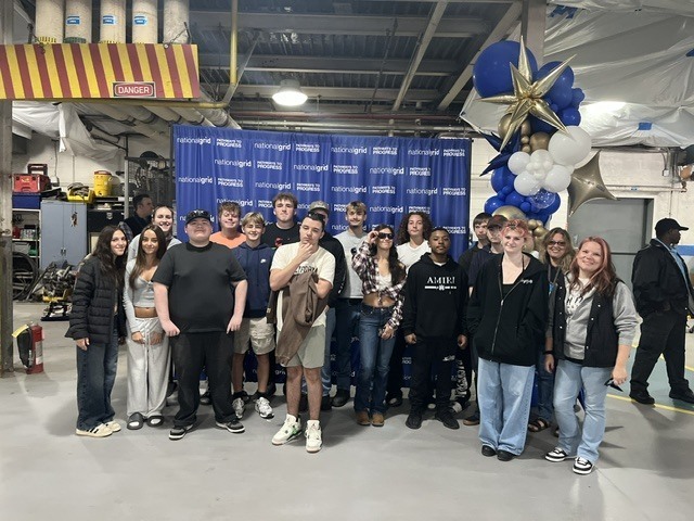 group photo of chatham business students at career expo
