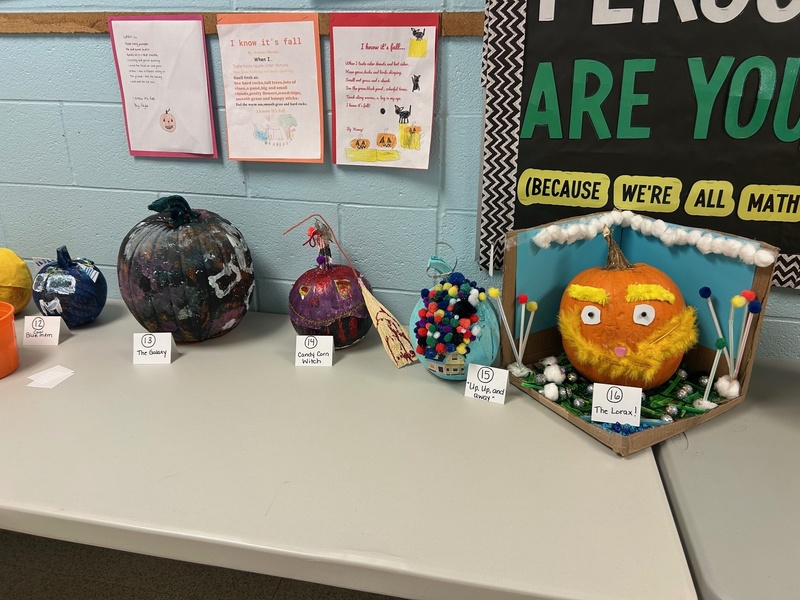 decorated pumpkins