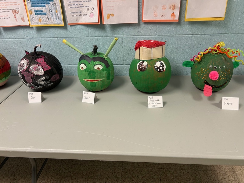 decorated pumpkins