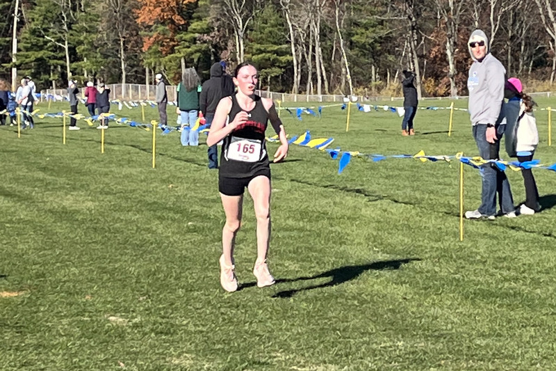 teenage girl running