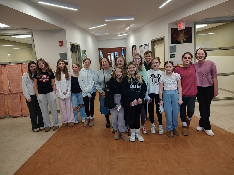 CMS Service Club poses for picture 