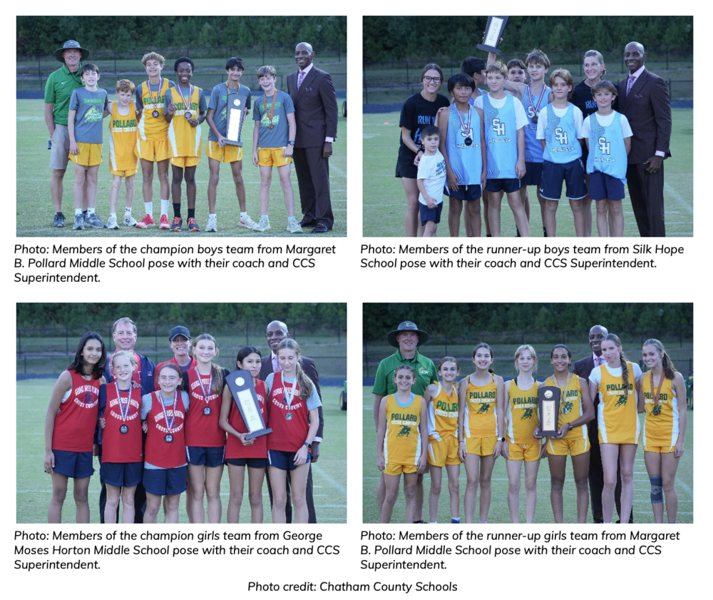 Middle School Cross County Champions