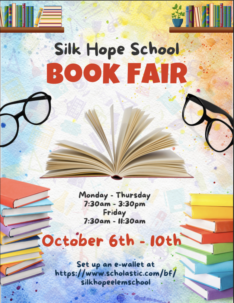 The Book Fair is at SHS October 6-10.