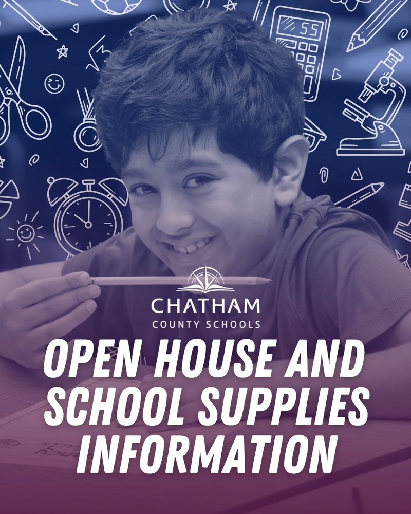 Open House and School Supplies Information