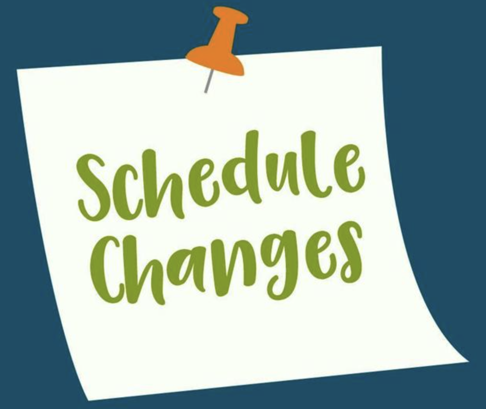click here to make schedule changes