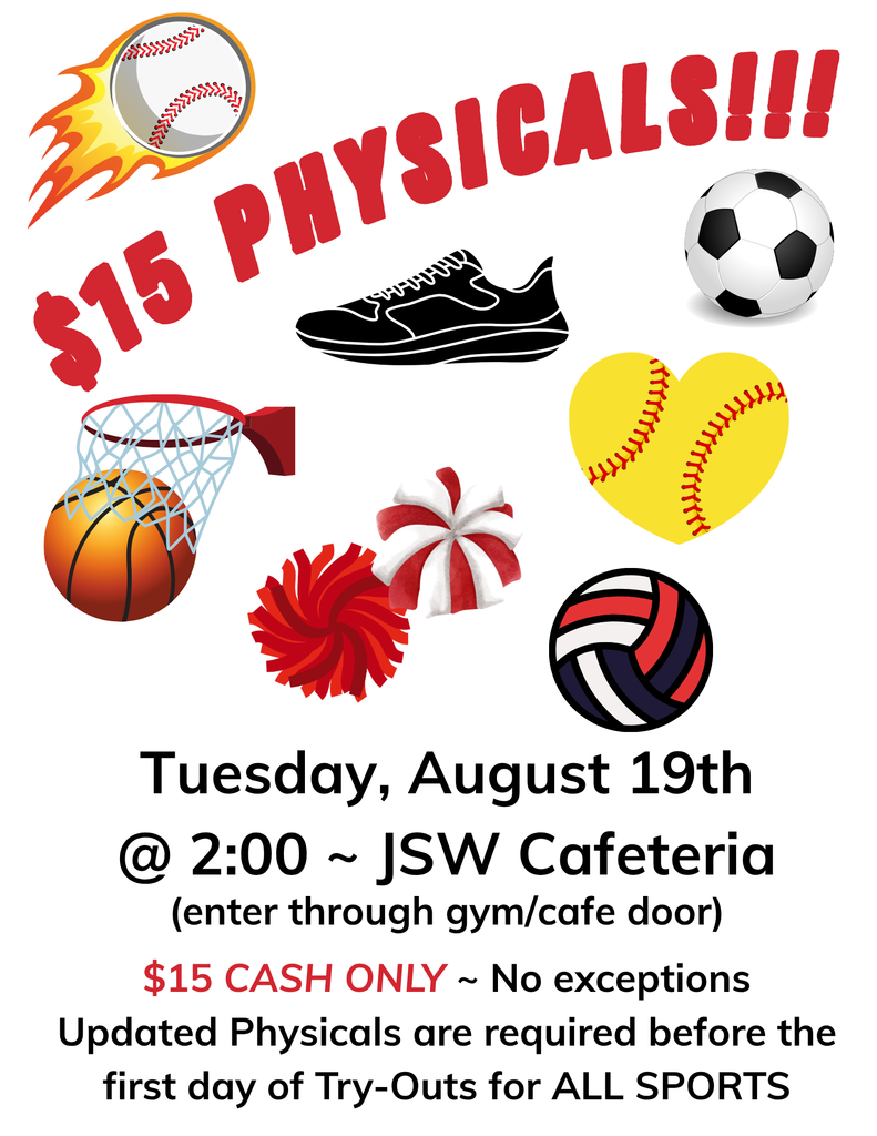 Middle School physicals
