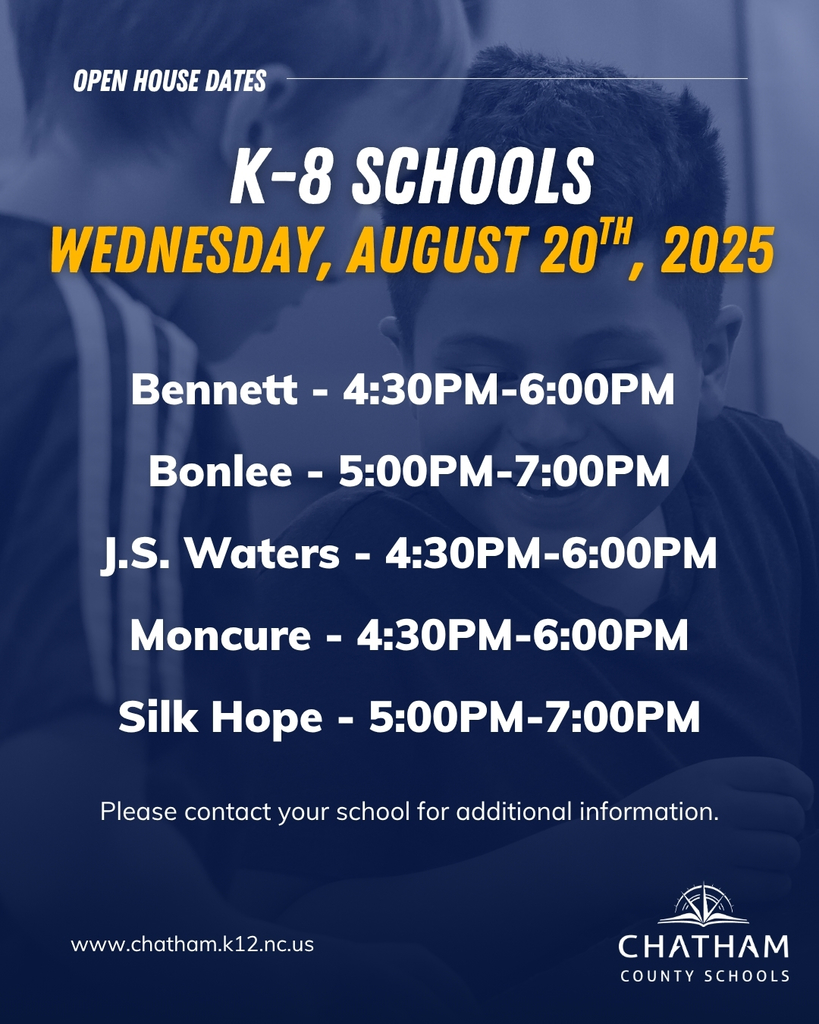Open Houses and School Supplies Information