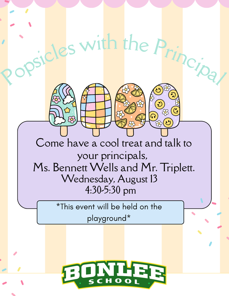 Popsicles with Principal