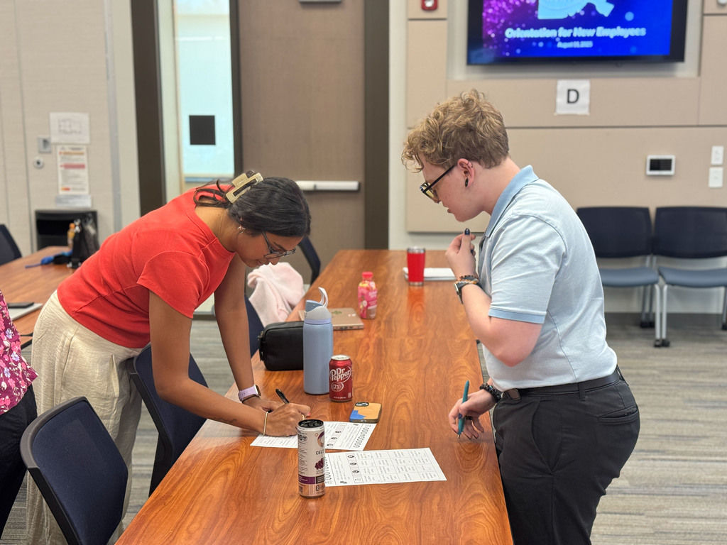 New employee orientation!
