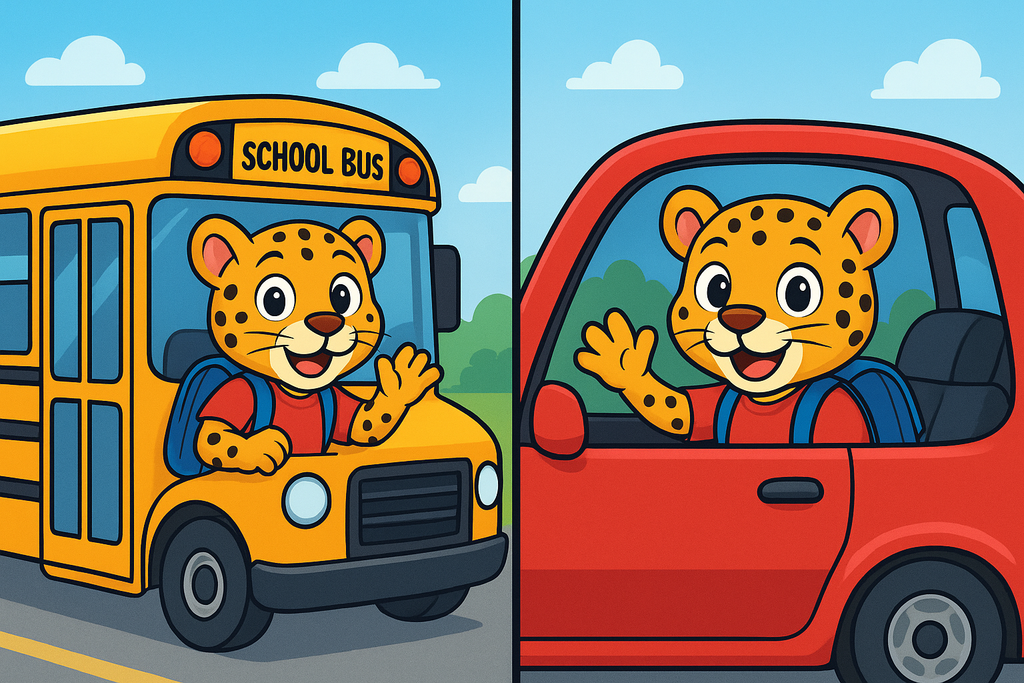 car and bus riders