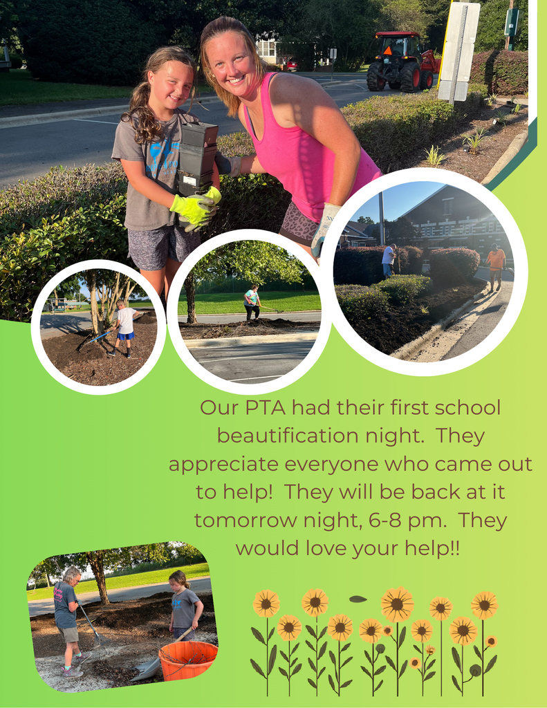 PTA beautification night