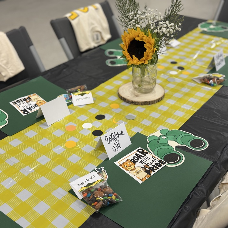 table set up