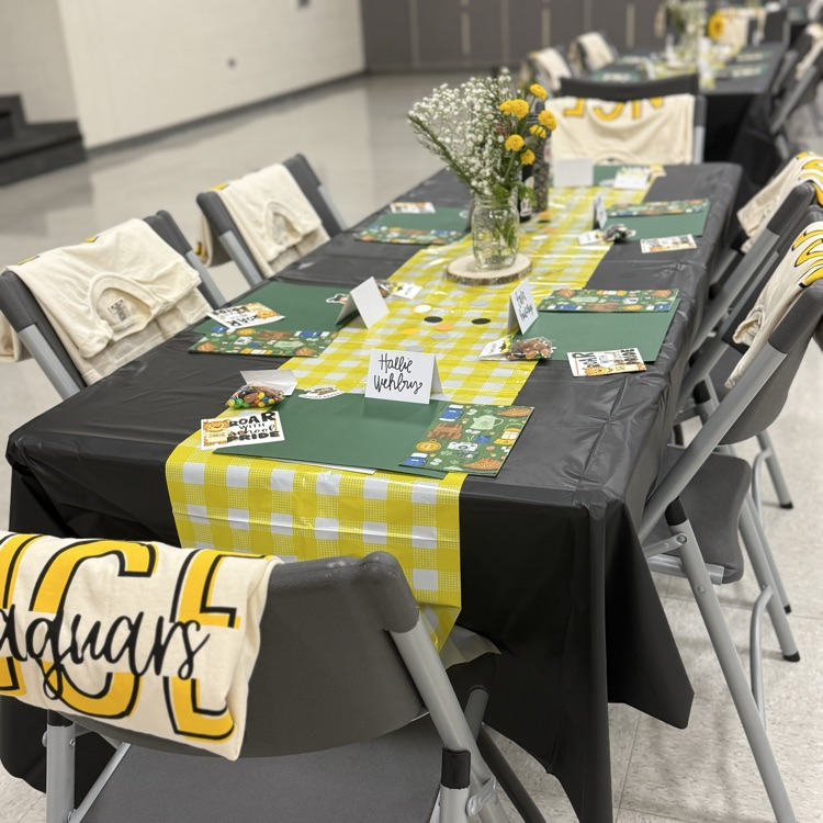 table set up