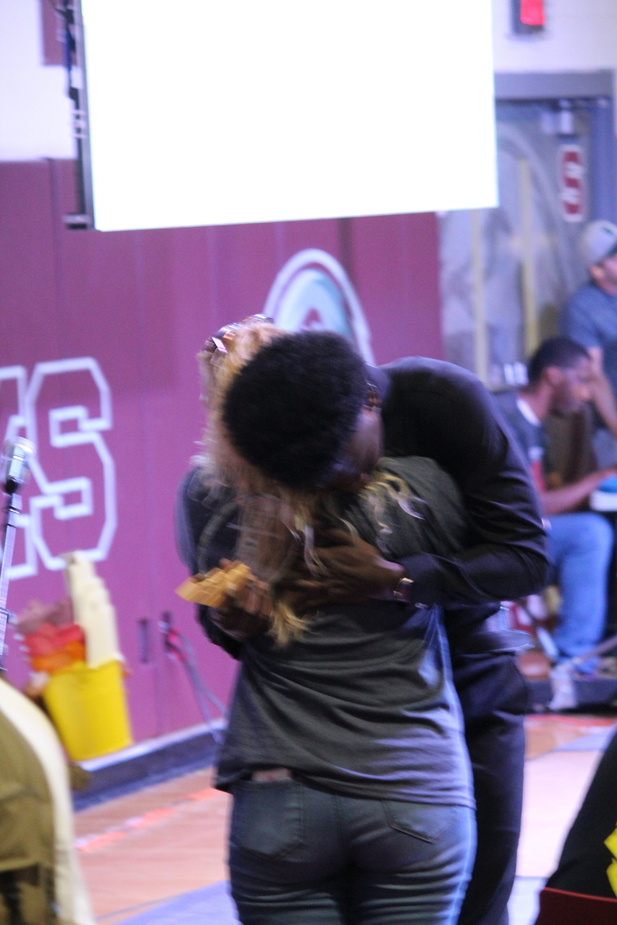 Ms. D'Angelo & student