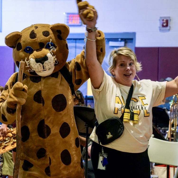 mrs. Murchison and Rory in parade