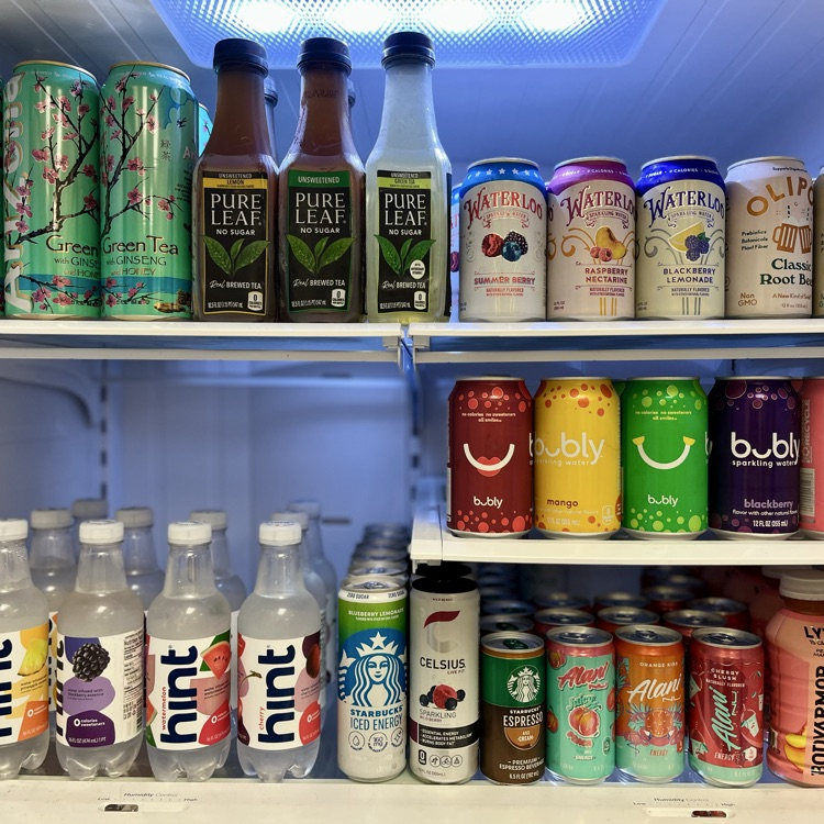 fully stocked fridge