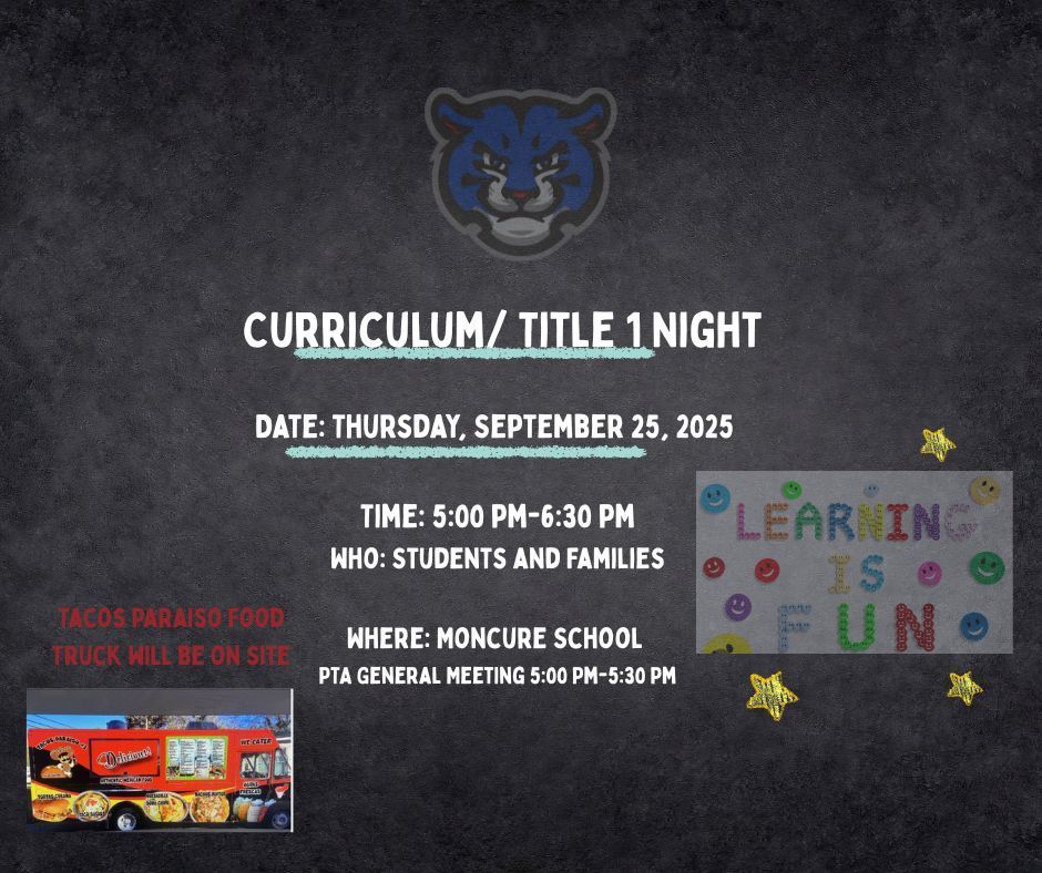 Curriculum Title 1 Night (Facebook Post)