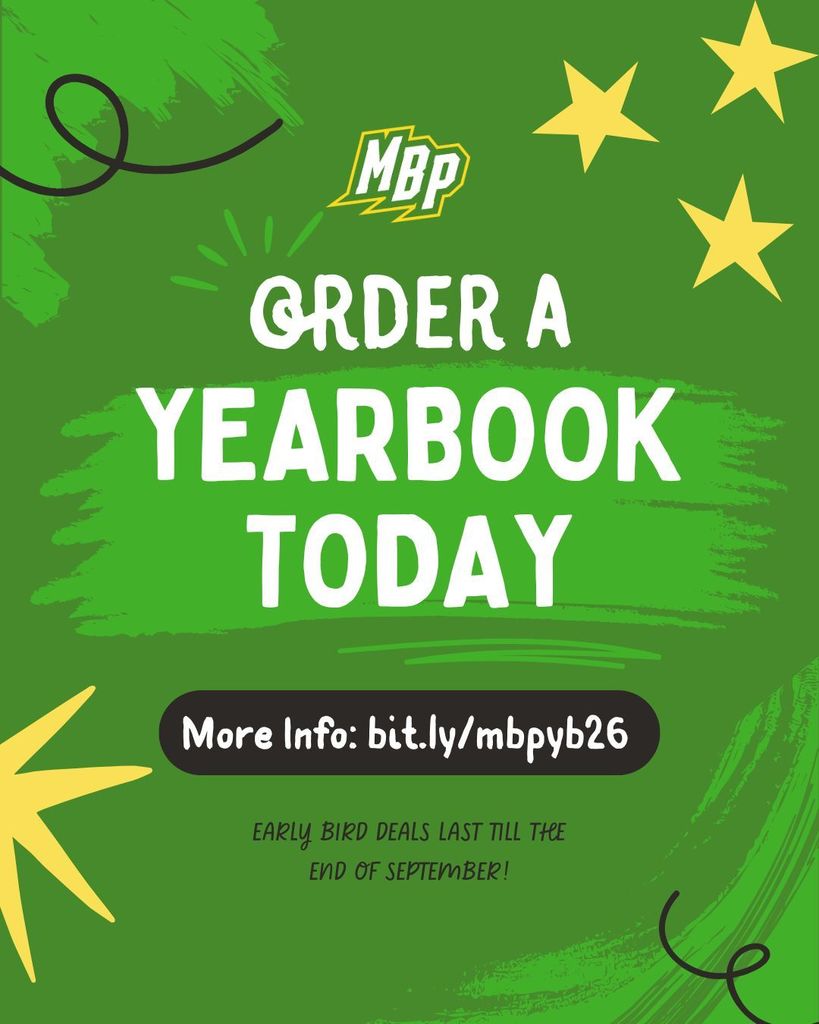 Yearbooks on sale now flyer