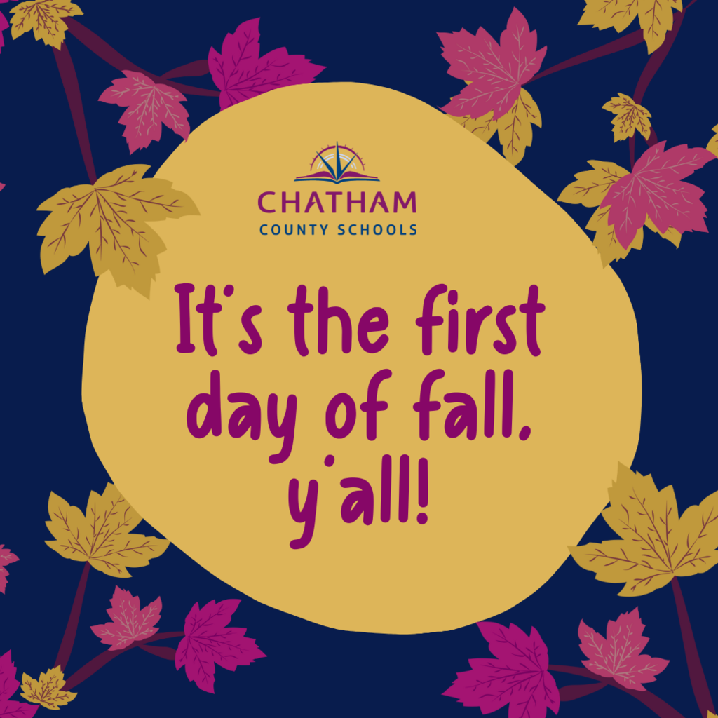 Happy first day of fall!   🍂 🚌 From cooler mornings at the bus stop to golden leaves on the playground, this season reminds us of the beauty of change and new beginnings.  We’re excited to keep learning, growing, and celebrating every season together. Here’s to a fall filled with curiosity, creativity, and community.  What’s your favorite part of fall in Chatham County? 🍁 Comment below — we’d love to hear!  #ONEChatham #ElevateChatham