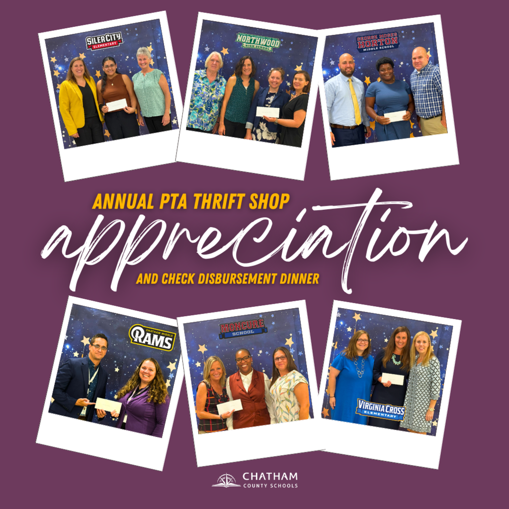 PTA THRIFT STORE CHECK DISBURSEMENT DINNER